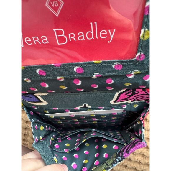 Vera Bradley‎ Hipster Falling Flowers Floral Crossbody Bag Wallet New - Picture 8 of 12